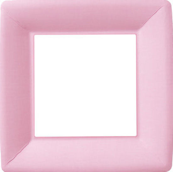 Linen Rose Square Plate