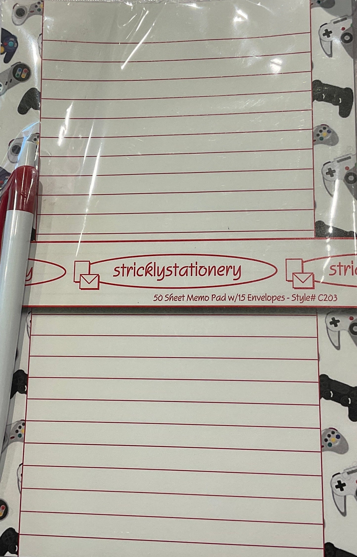 Gamer stationery