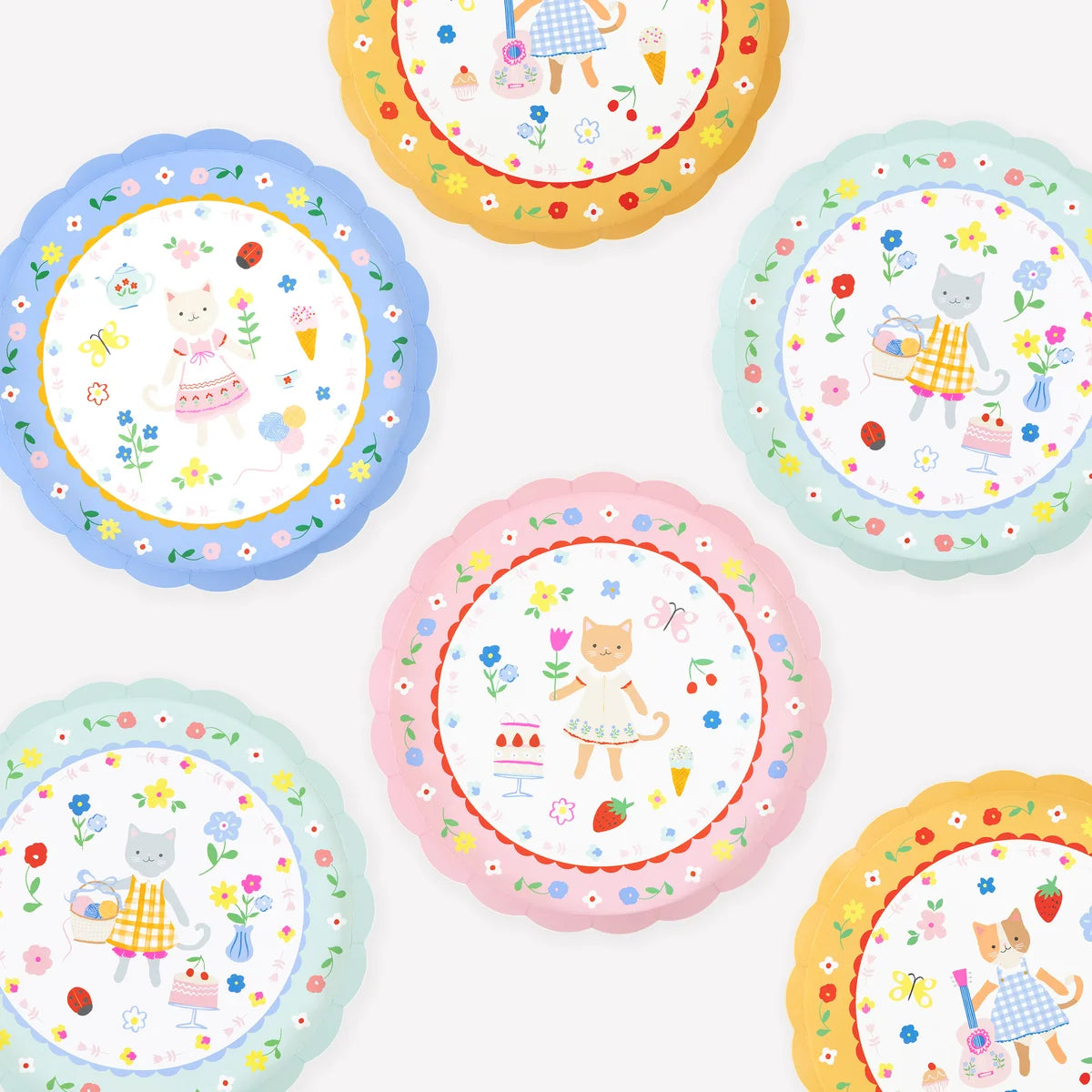 Kitten Club Side Plate (8 pc)