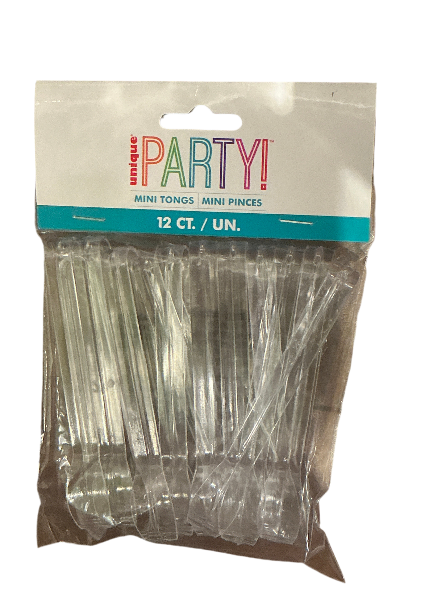 Mini plastic tongs
