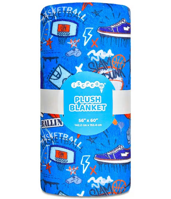 Corey Paige slam dunk plush blanket