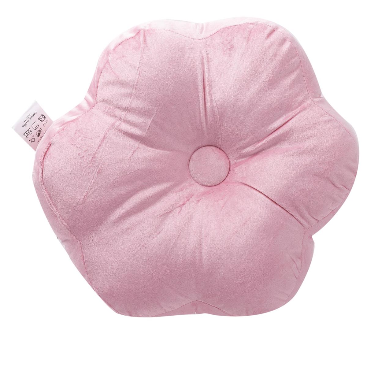 Velvet flower cushion