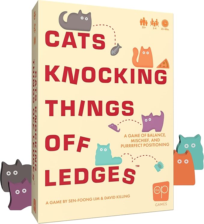 Cats Knocking Things Off Ledges, A Fun Dexterity Stacking