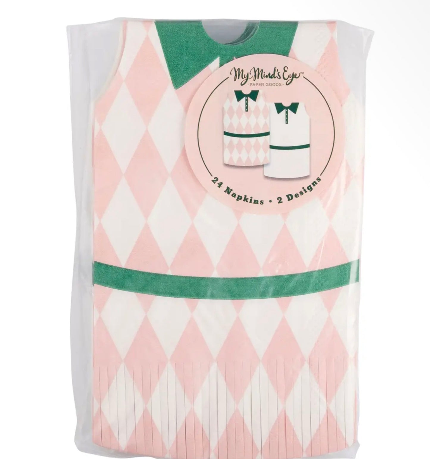 Tennis Dress Fringed Napkin Set