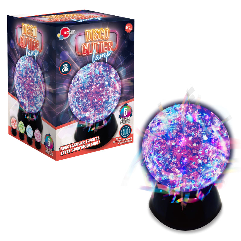Disco glitter lamp