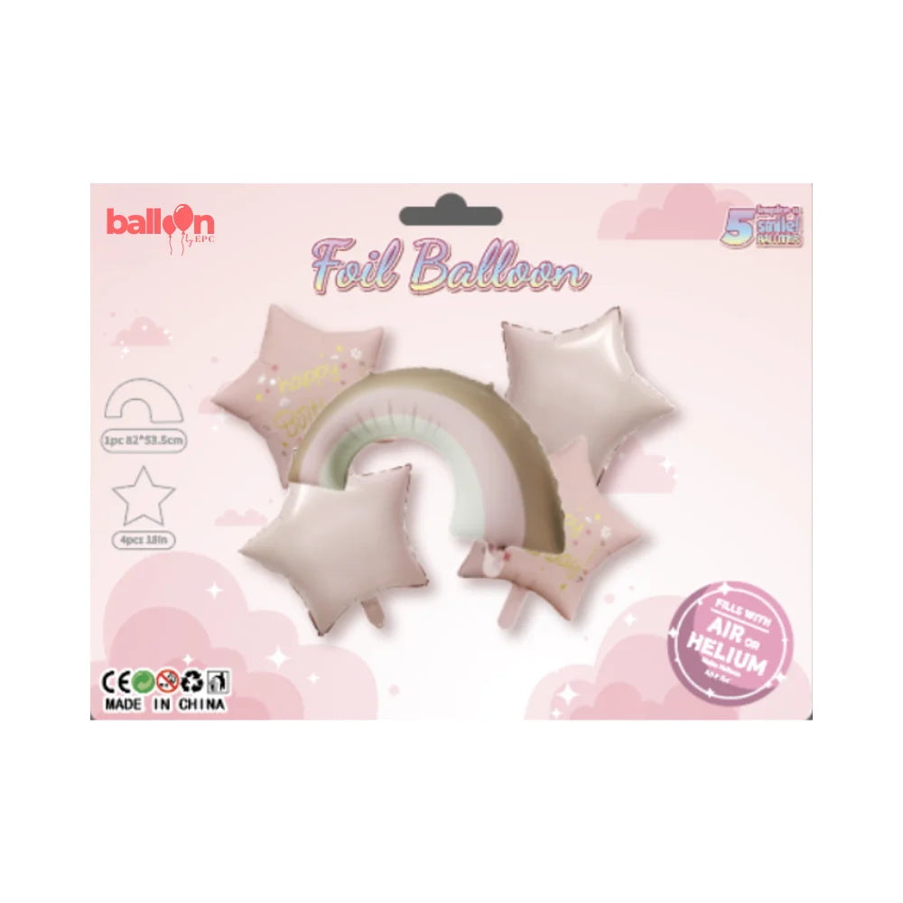 Matte Pink Rainbow Set