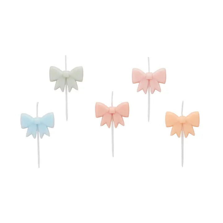 Pastel Bow Candles