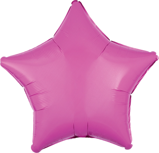 Bright Pink Star Balloon
