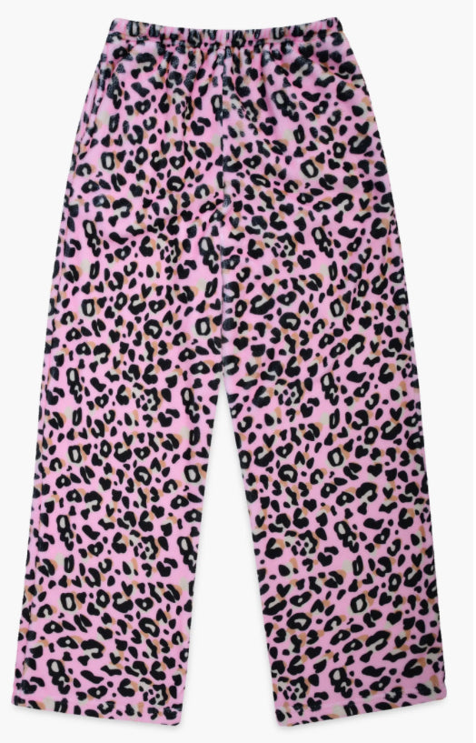 Leopard Plush Pants