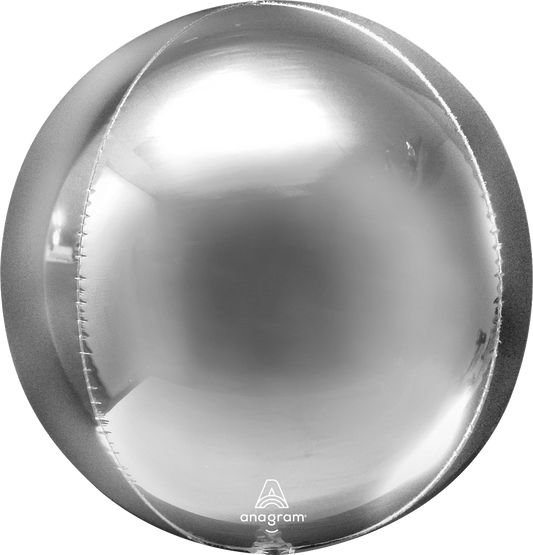 Silver Orbz Balloon