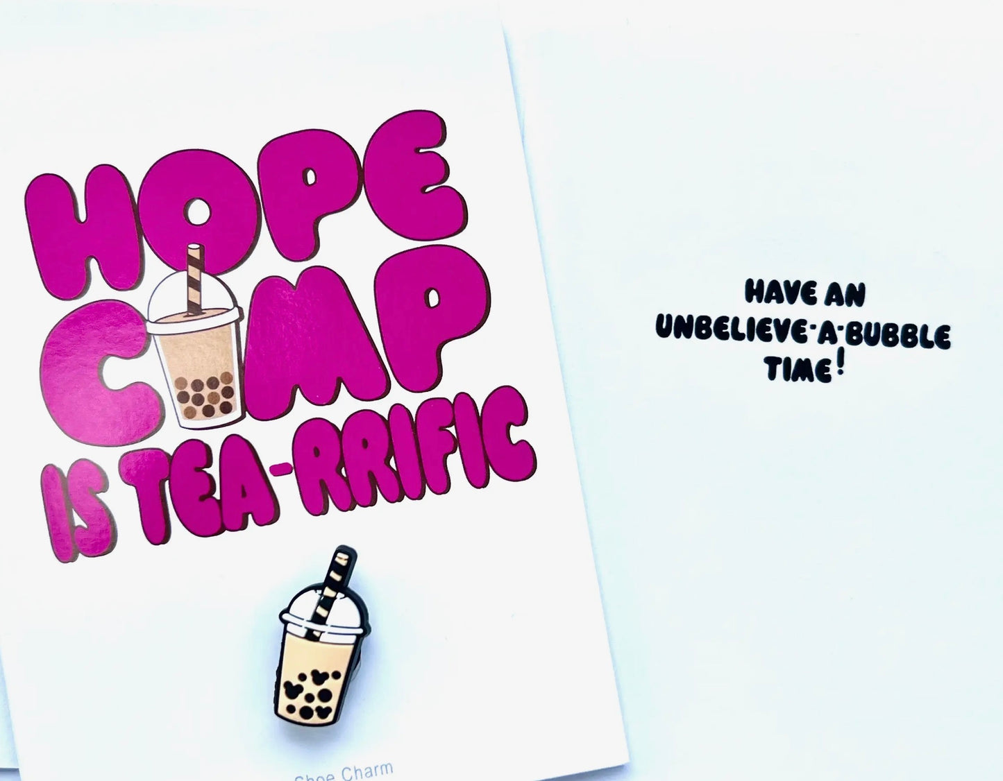 Hope Camp is Tea-rrific with Shoe Charm