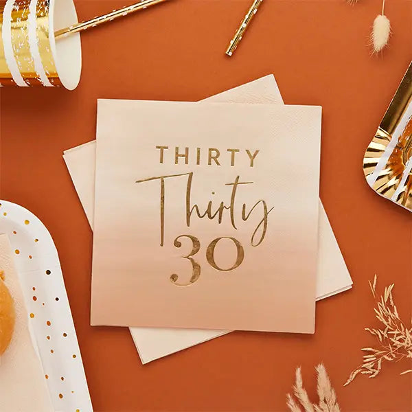 Thirty Paper Napkins