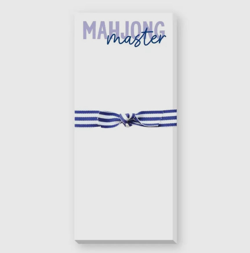 Bridge, Mahjong, and Canasta Skinny Notepads