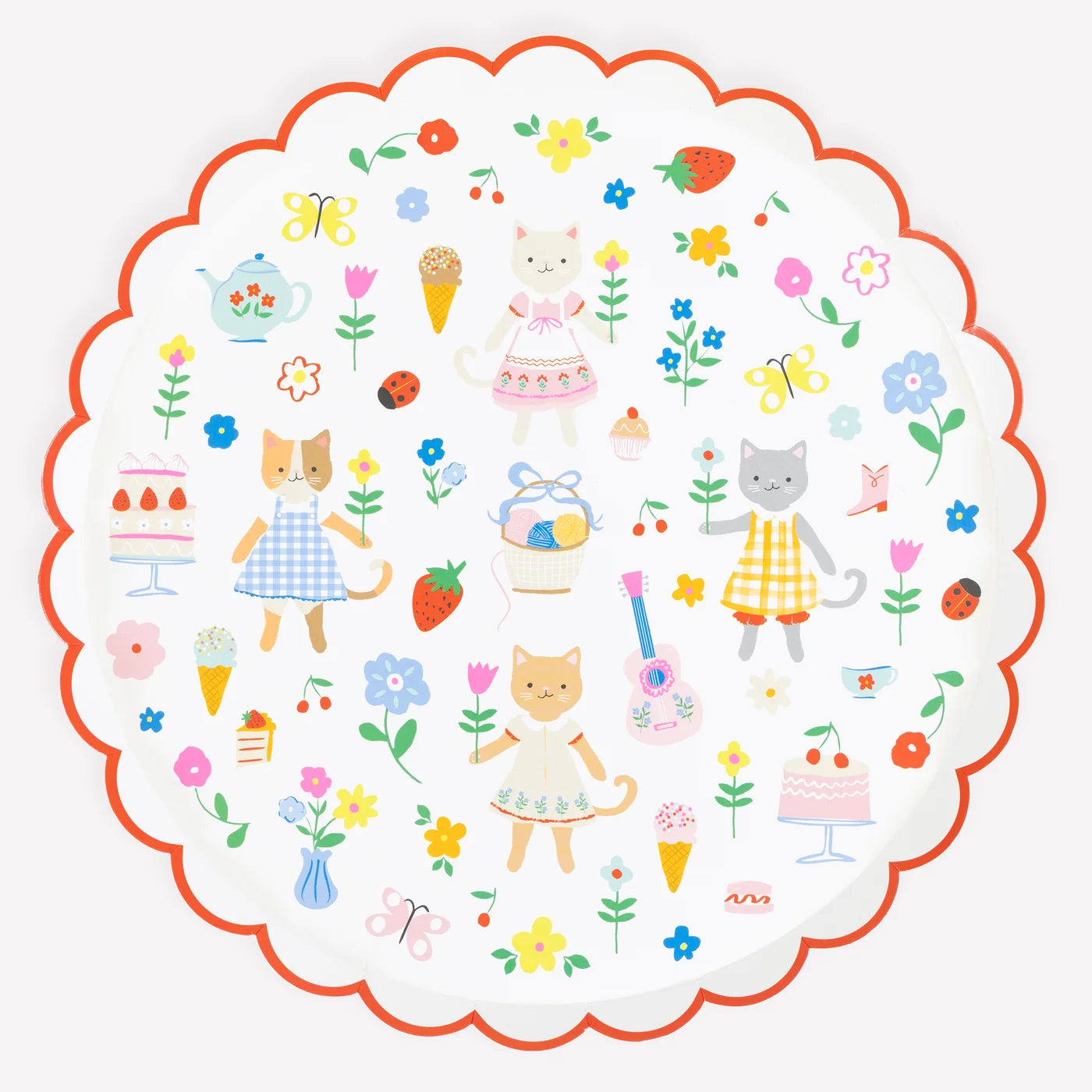 Kitten Club Dinner plate (8 pc)