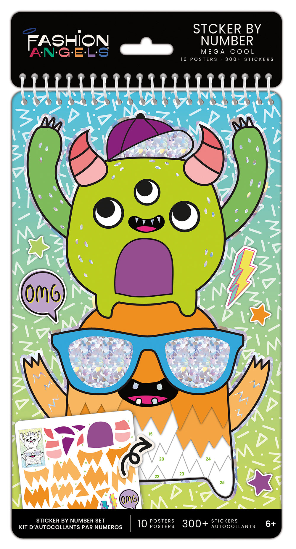 Fashion Angels - Sticker by number - Mega Cool