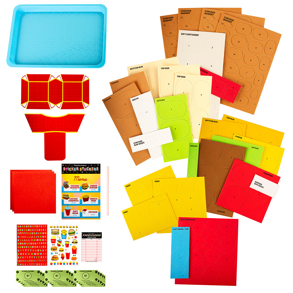 Fashion Angels - Sticker Stackers - Fast Food