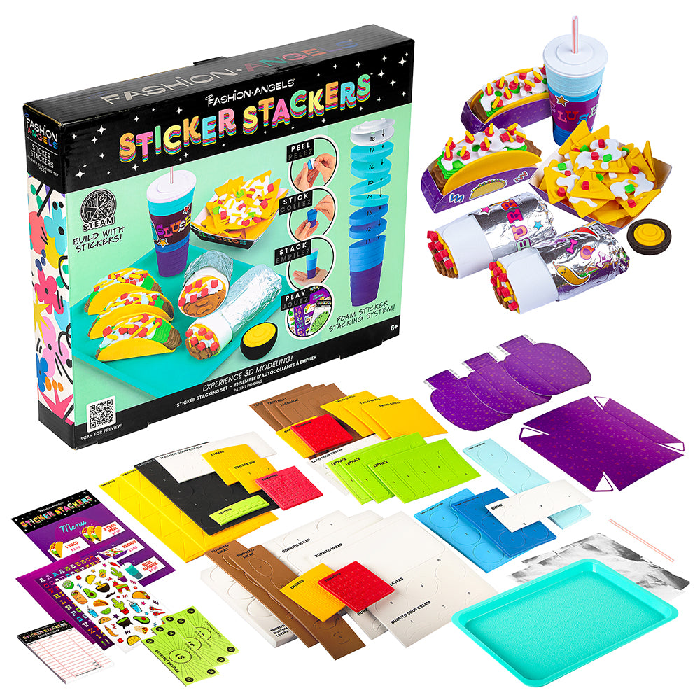 Fashion Angels - Sticker Stackers - Tacos Plus