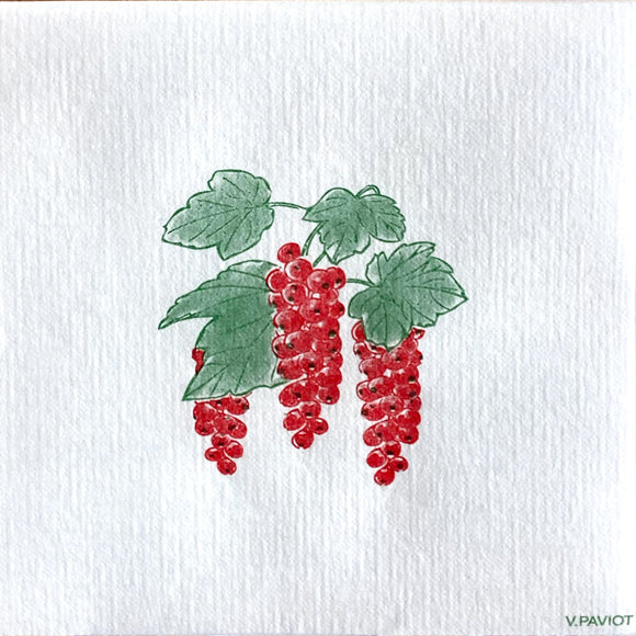Cranberry Cocktail Napkin