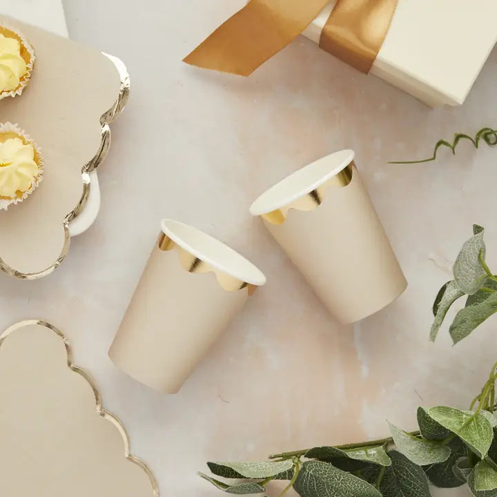 Champagne Paper Cups