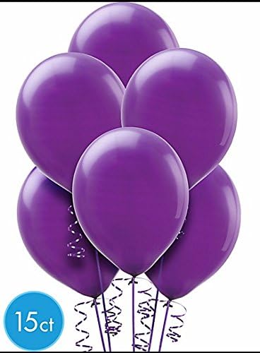 AMSCAM LATEX BALLOONS 15 PCS-12 IN