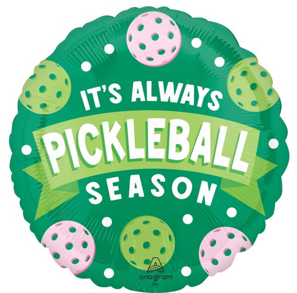 It's always pickleball season balloon