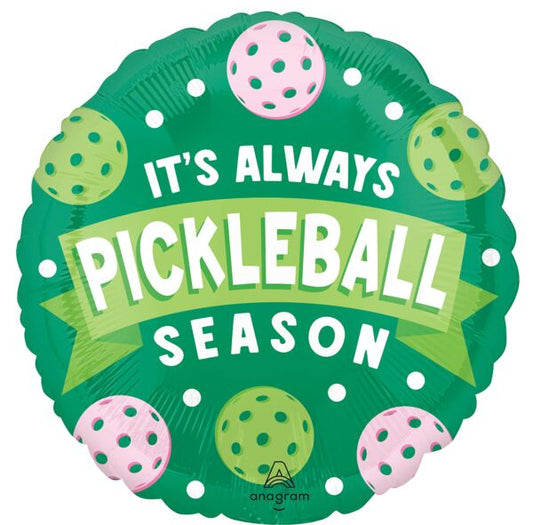 It's always pickleball season balloon