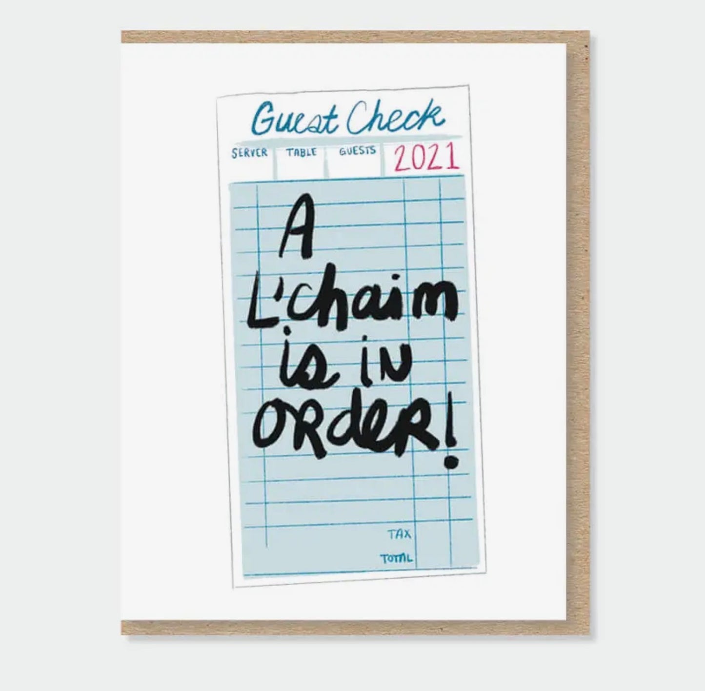 L'chaim Is in Order! Card