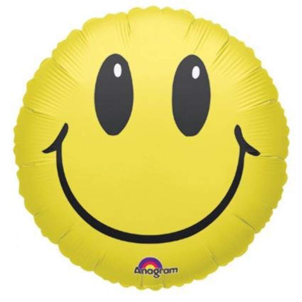 Yellow Smiley Face Balloon
