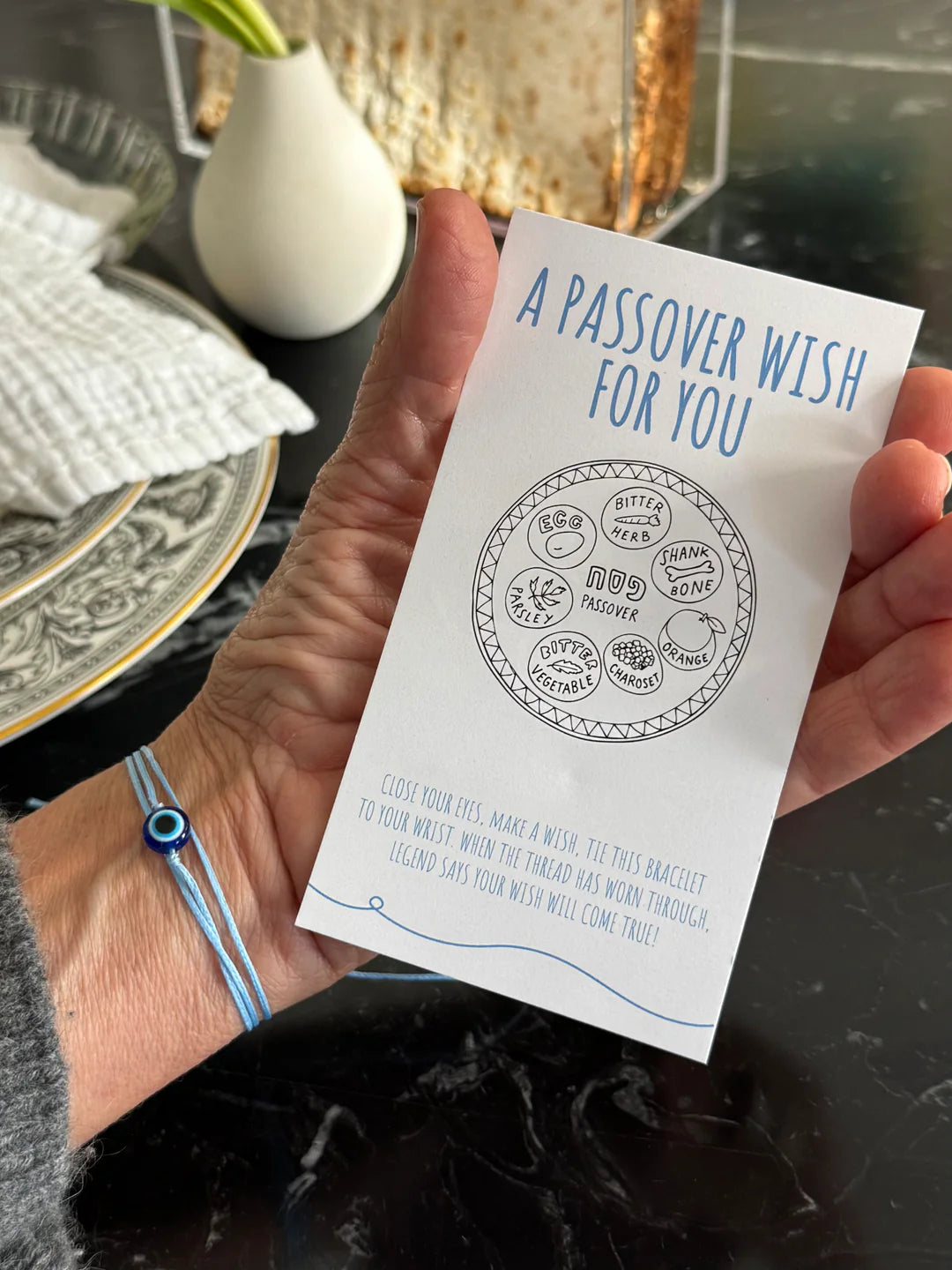 A Passover wish for you Bracelet