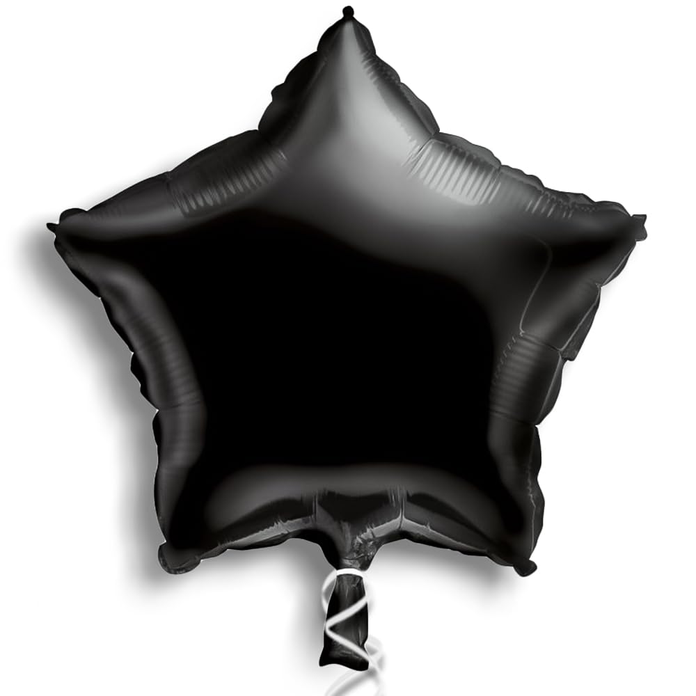 Black Star Foil Balloon