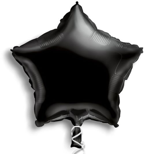Black Star Foil Balloon