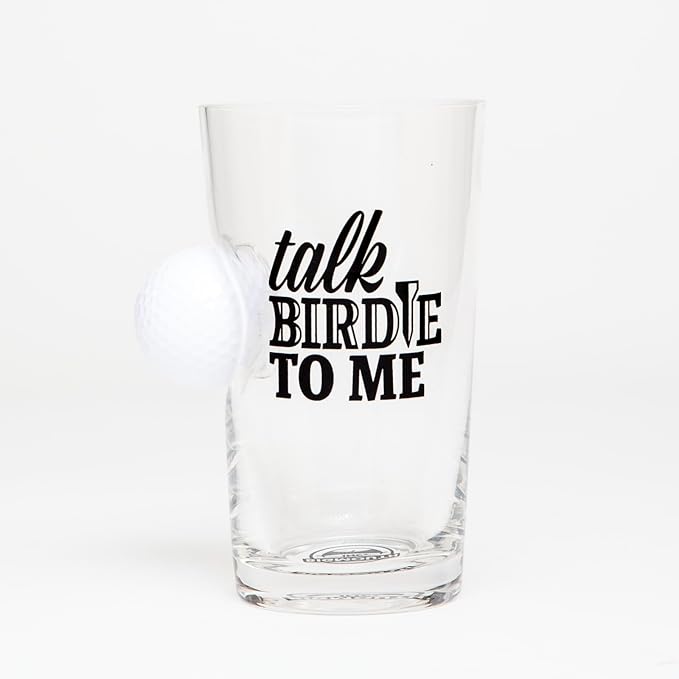 Big Mouth "Talk birdie to me" Beer Glass