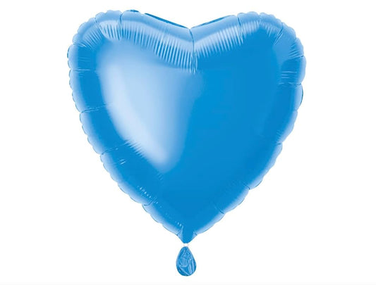 Royal Blue Heart Foil Balloon