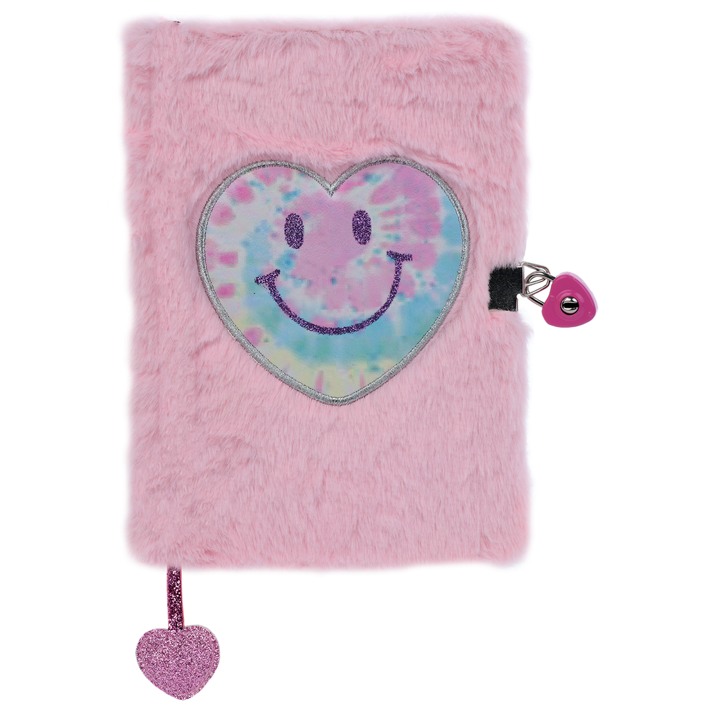 Heart lock and key journal