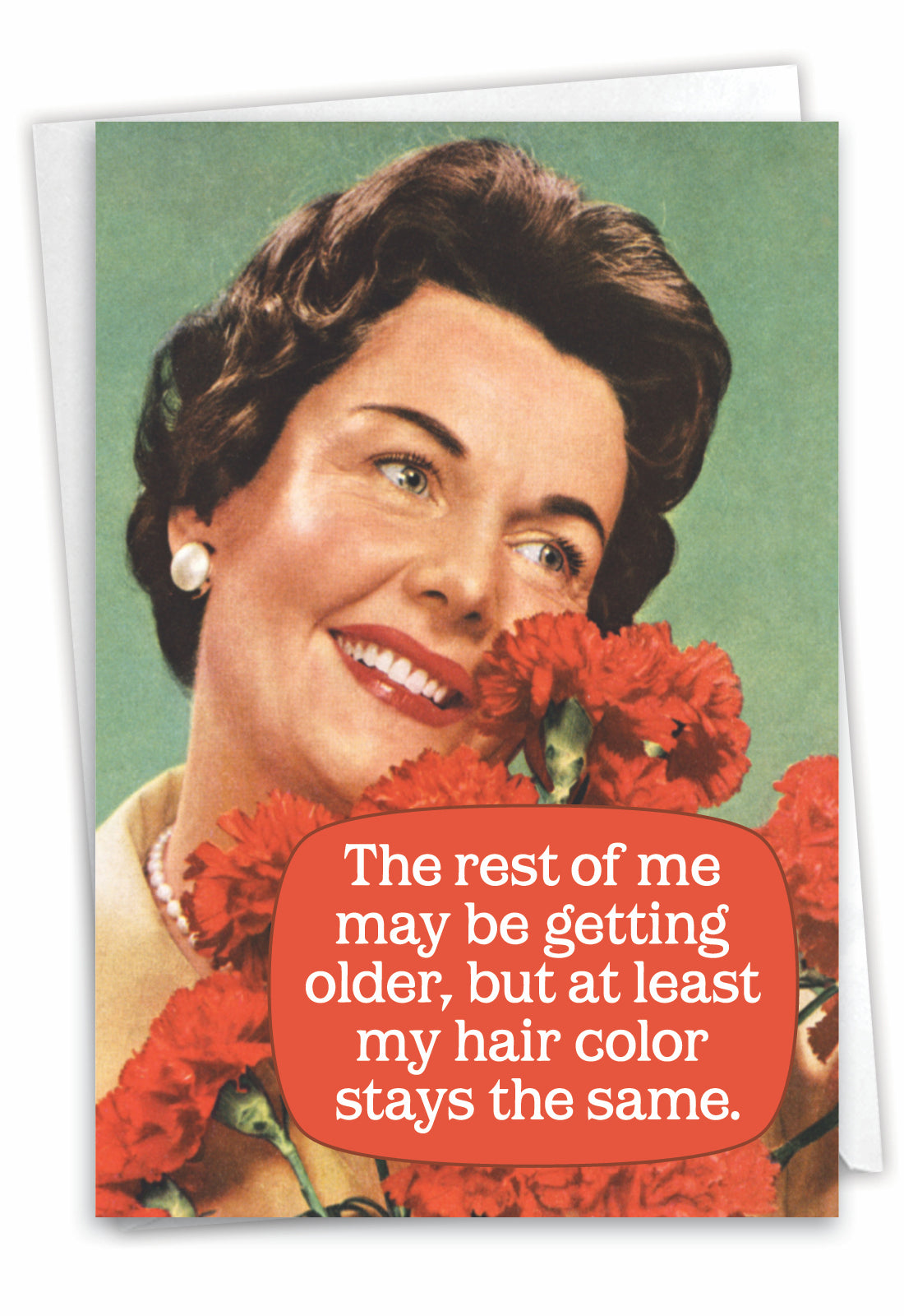 Hair Color Roots: Funny Birthday Greeting Card