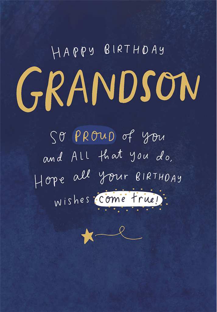 Happy Birthday Grandson