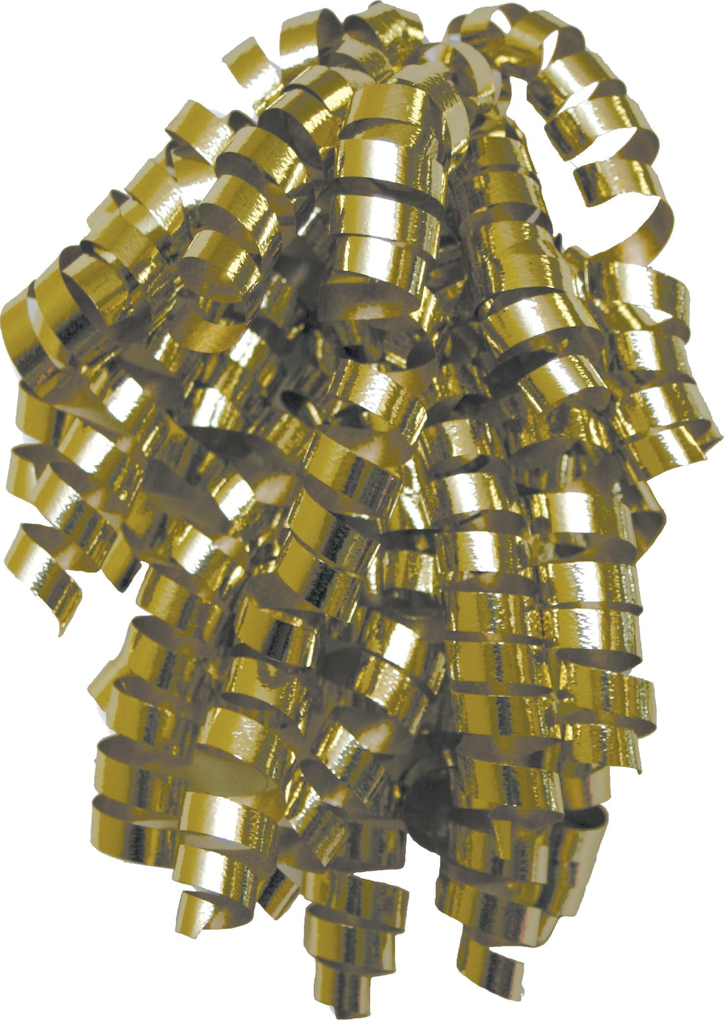 Gold-Metallic Curly Bow