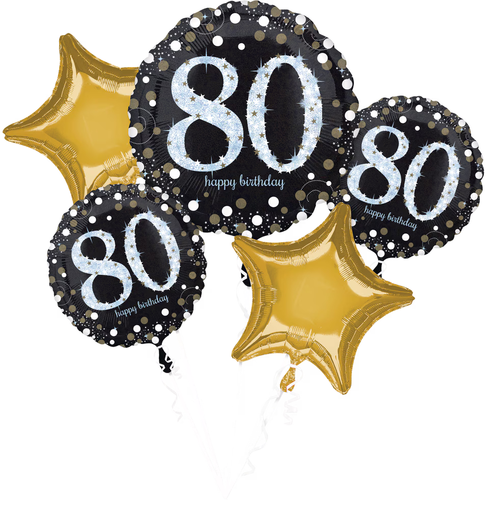 80 Happy Birthday Bouquet