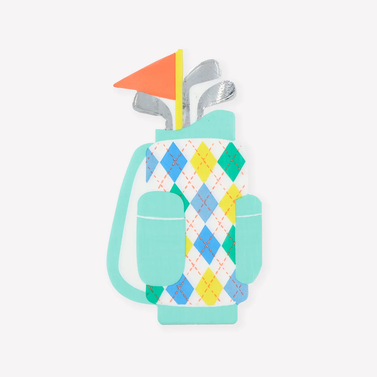 Golf bag napkins x Meri Meri (16 napkins)