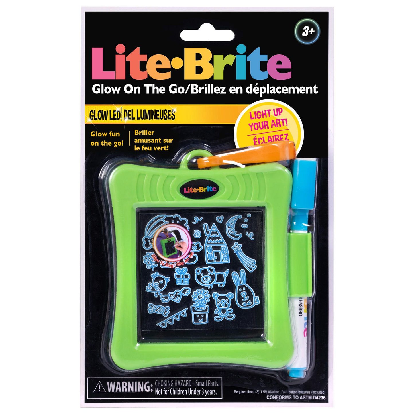 Lite brite glow on the go