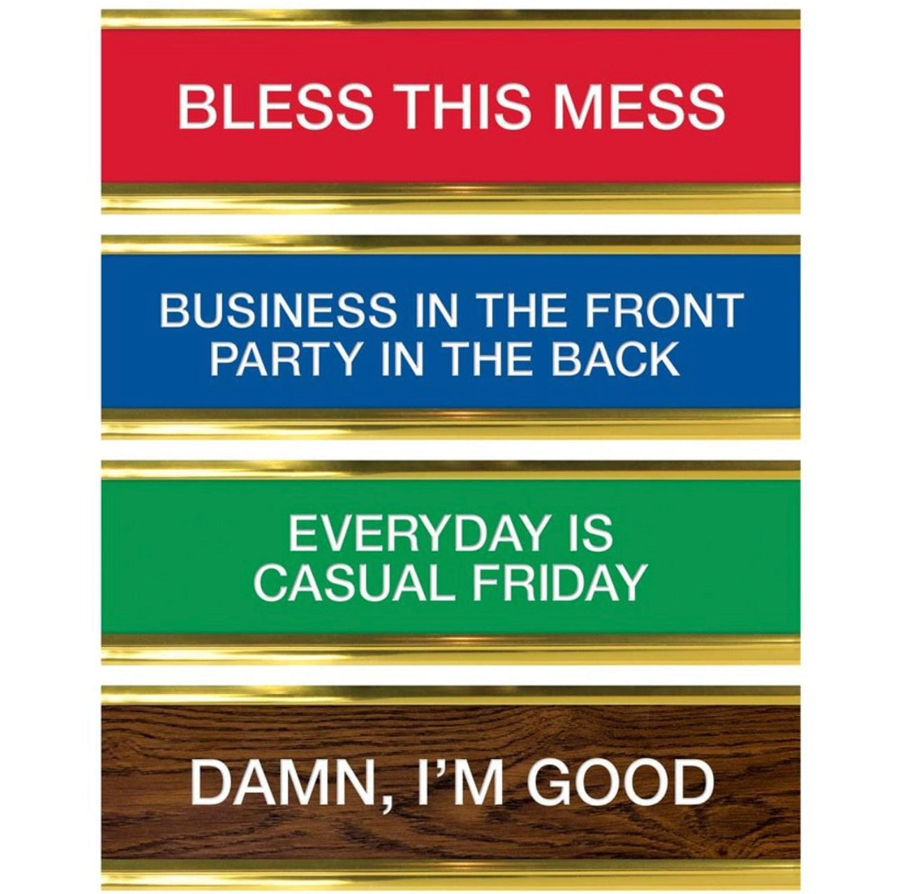The Daily Desk Plaque