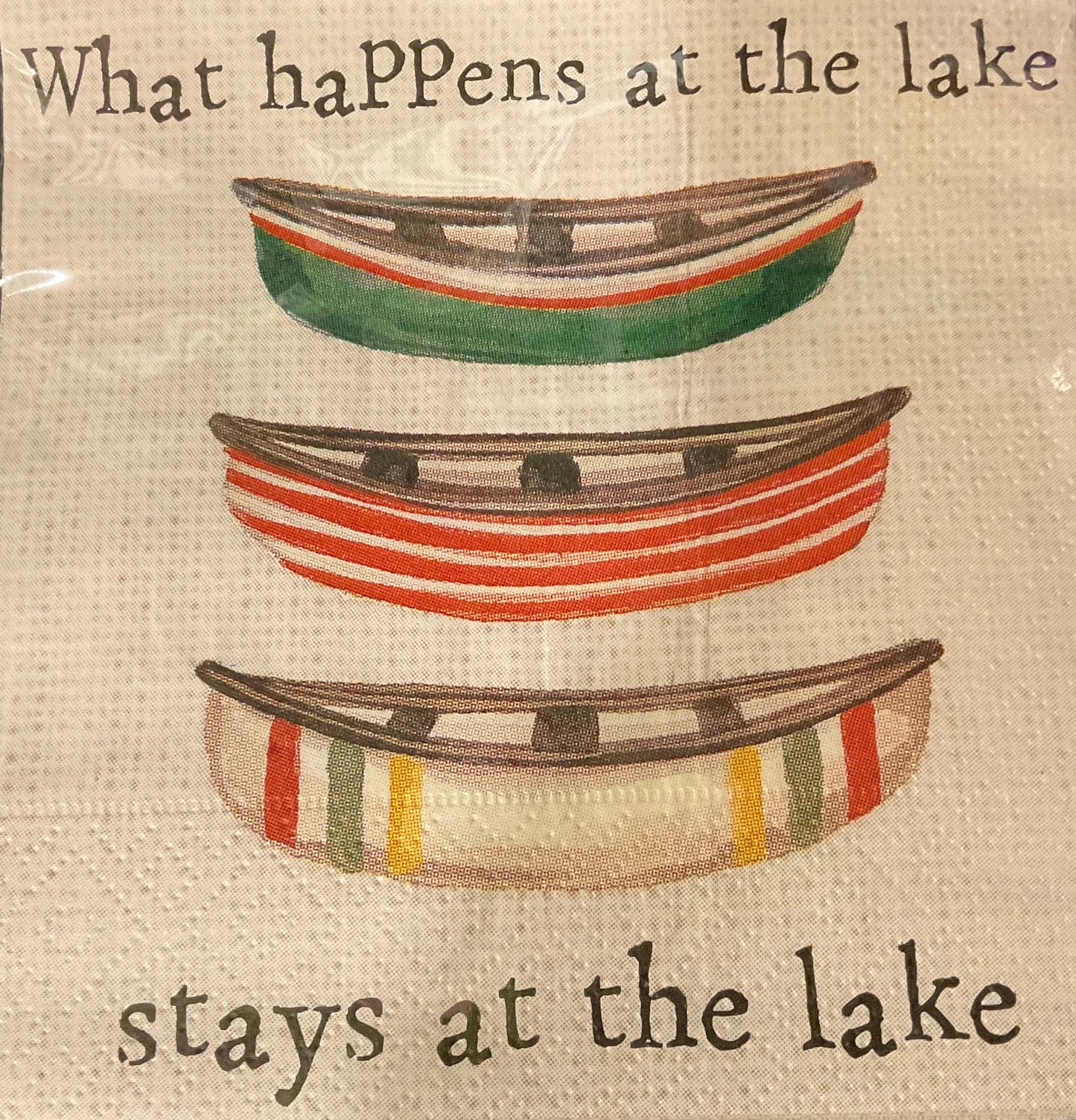 CANOE COCKTAIL NAPKIN