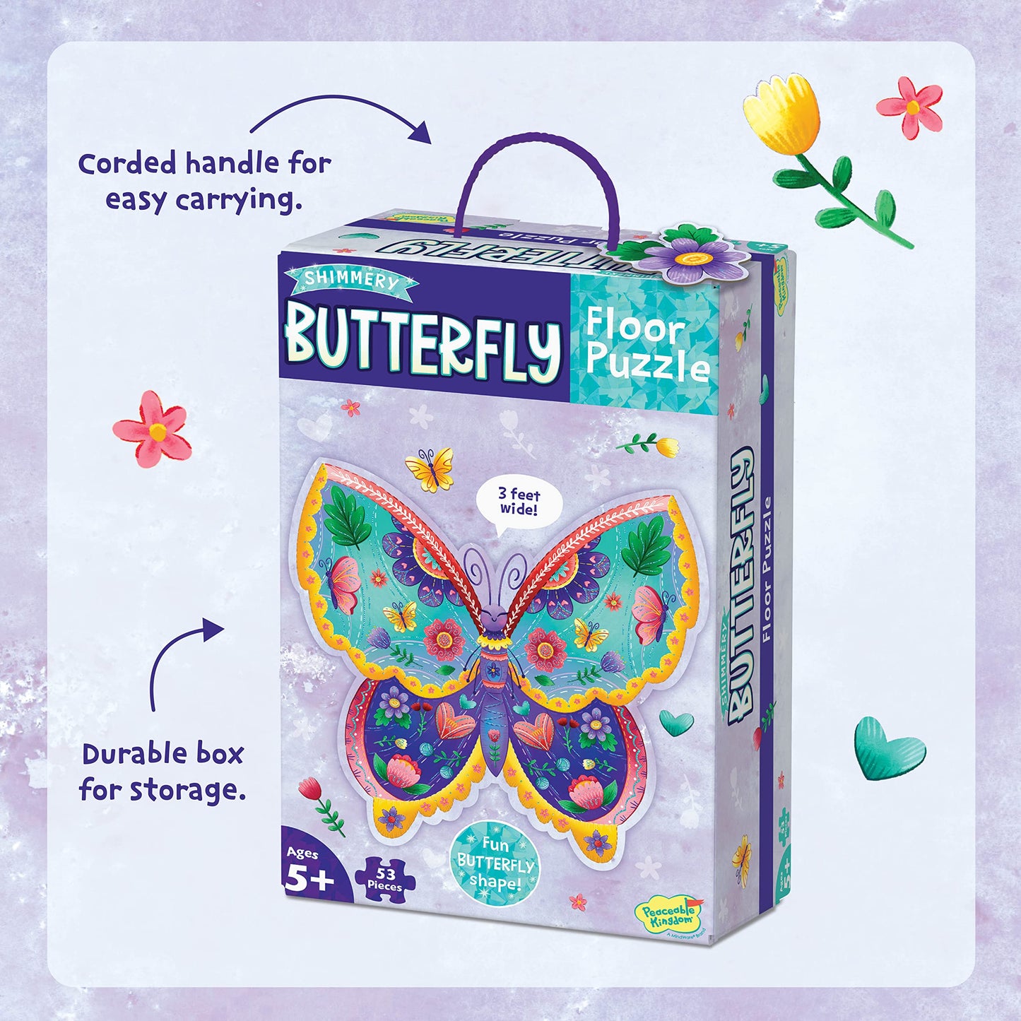 FLOOR PUZZLE - BUTTERFLY