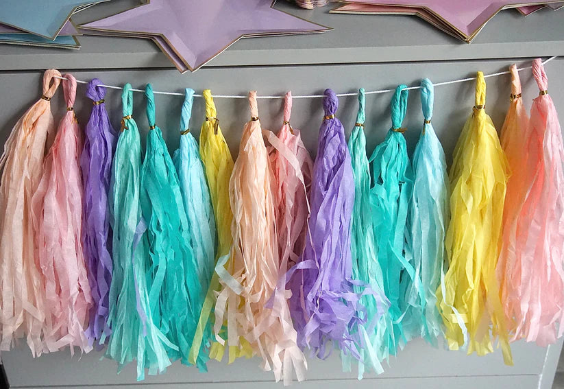 Pastel Tassel Banner