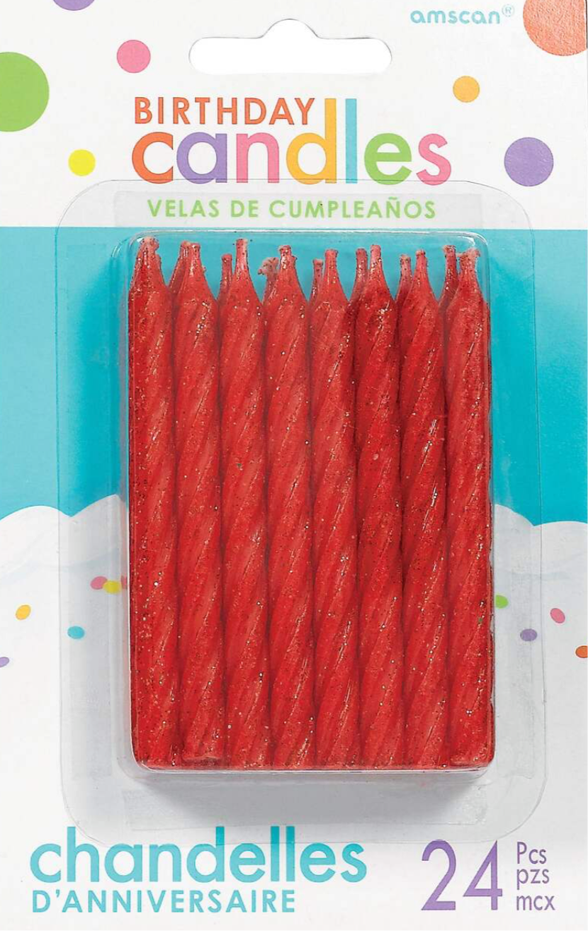 Spiral Birthday Candles