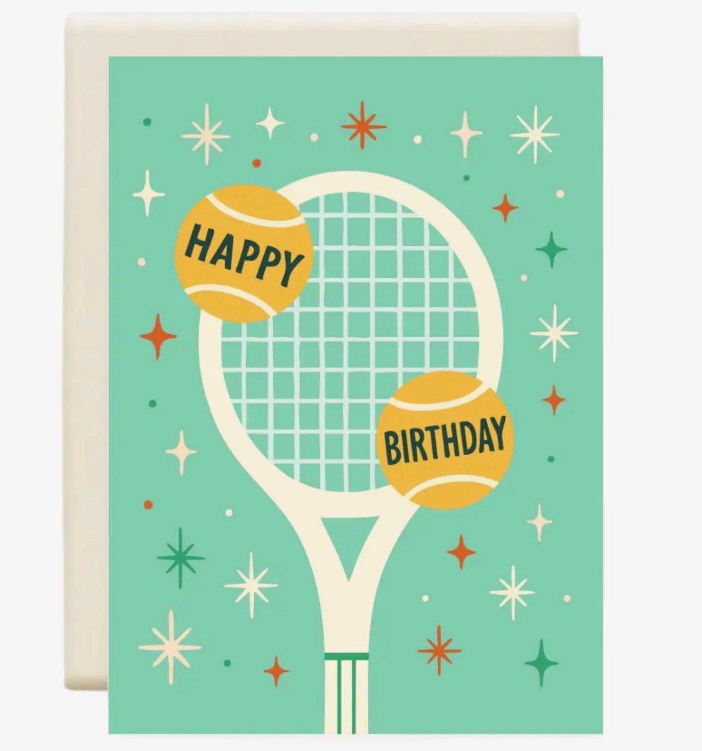 Tennis Birthday Card