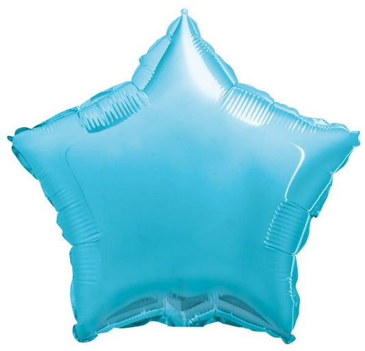 Baby Blue Star Foil Balloon
