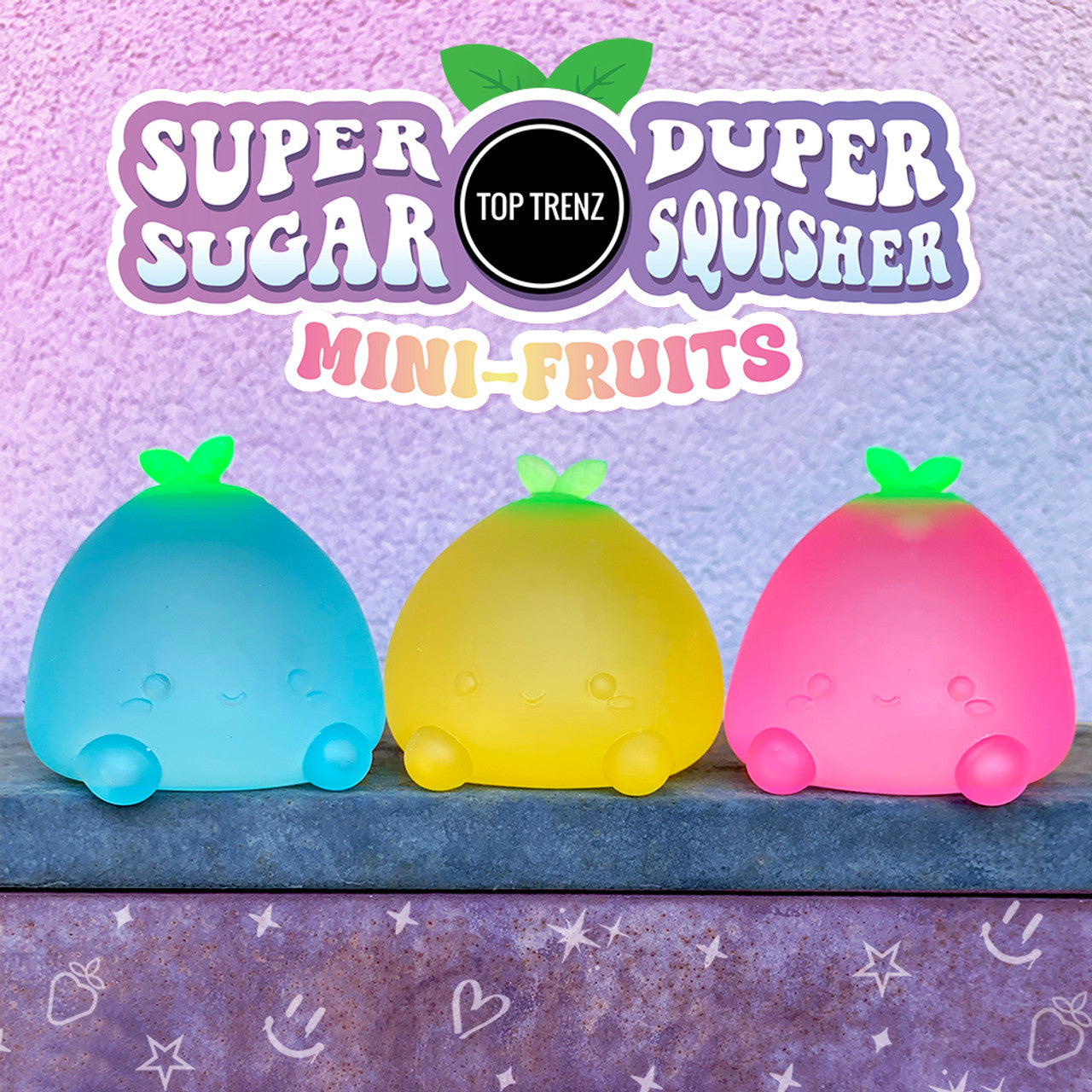 Mini fruits squishy sugar balls