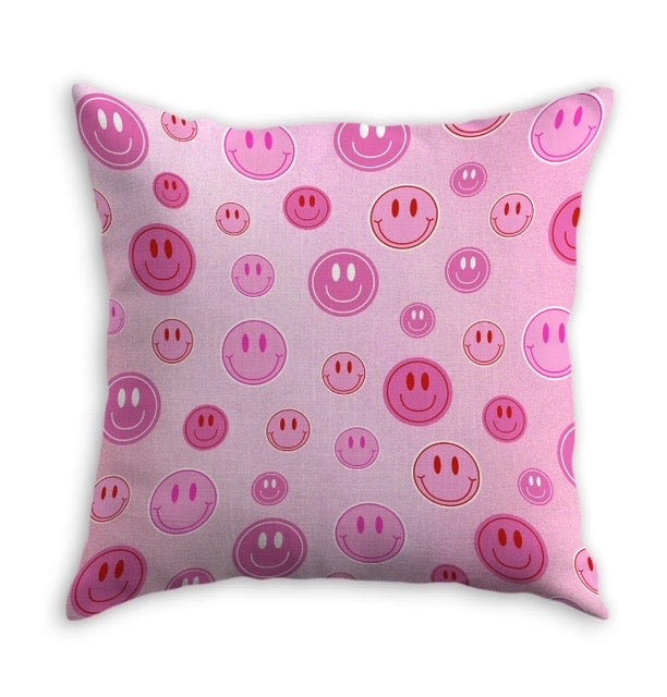 CAMP PILLOWS 20206 - PINK SMILEY