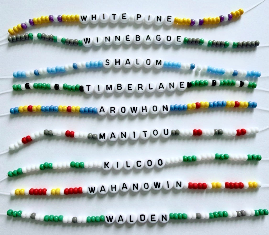 Beaded Camp Bracelets